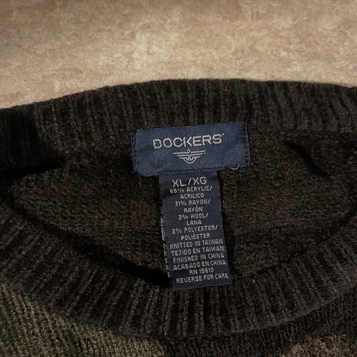 DOCKERS US 古着 design ニットセーター | Vintage.City 古着屋、古着コーデ情報を発信