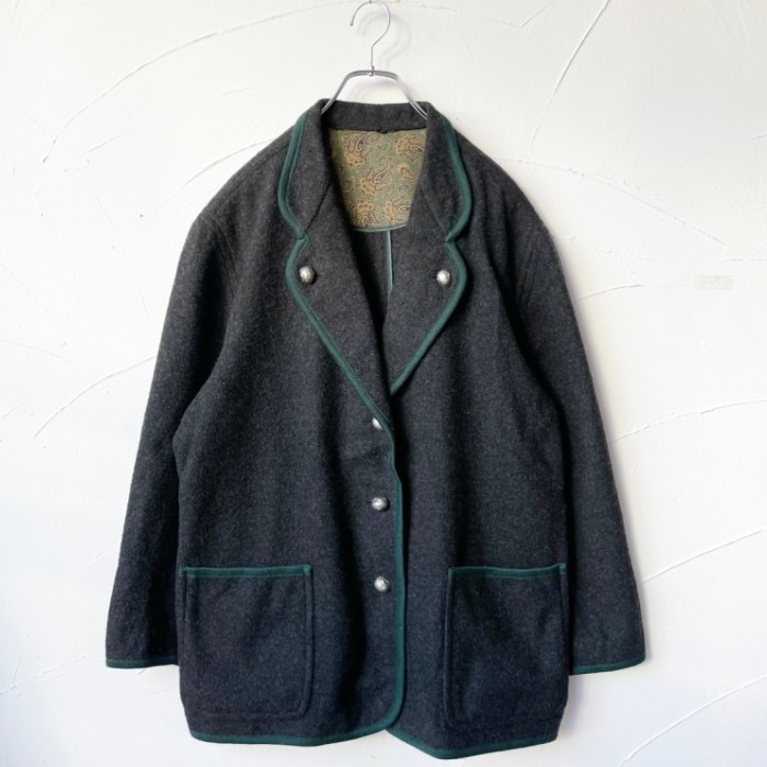 Tirolean wool jacket チロル チロリアンジャケット | Vintage.City Vintage Shops, Vintage Fashion Trends
