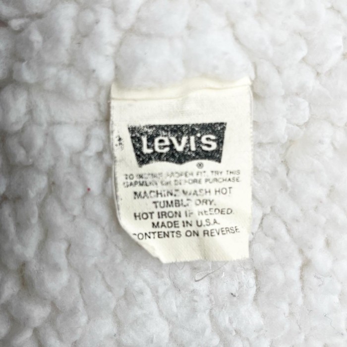 1990s Levi's Authentic ボアデニムジャケット　ホワイト | Vintage.City 빈티지숍, 빈티지 코디 정보