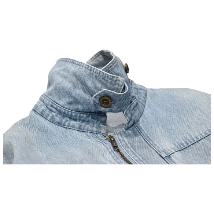 Vintage Stand Collar Design Denim Jacket | Vintage.City 빈티지숍, 빈티지 코디 정보