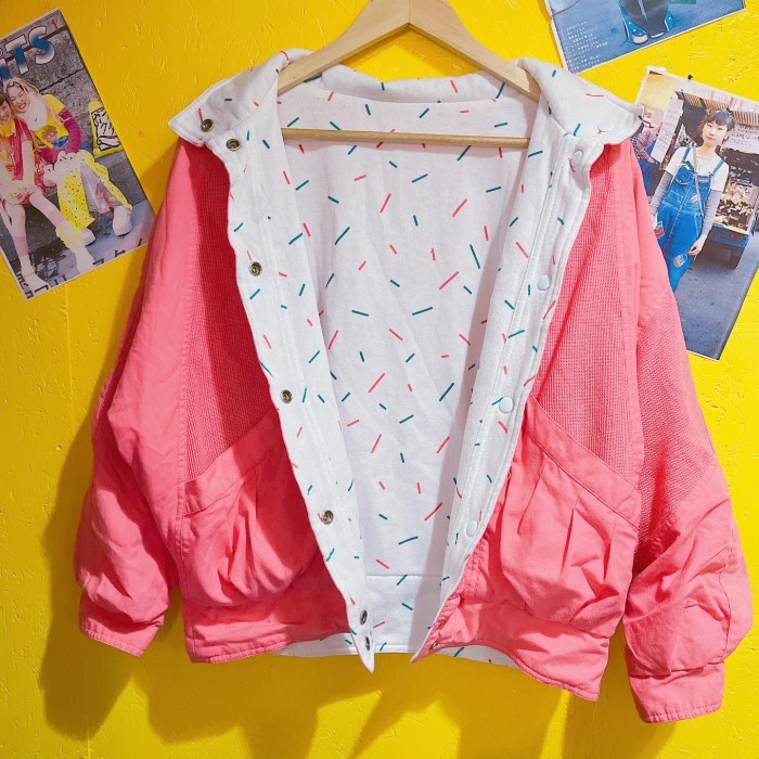 Baby pink ドルマンcotton jacket/2474 | Vintage.City 古着屋、古着コーデ情報を発信