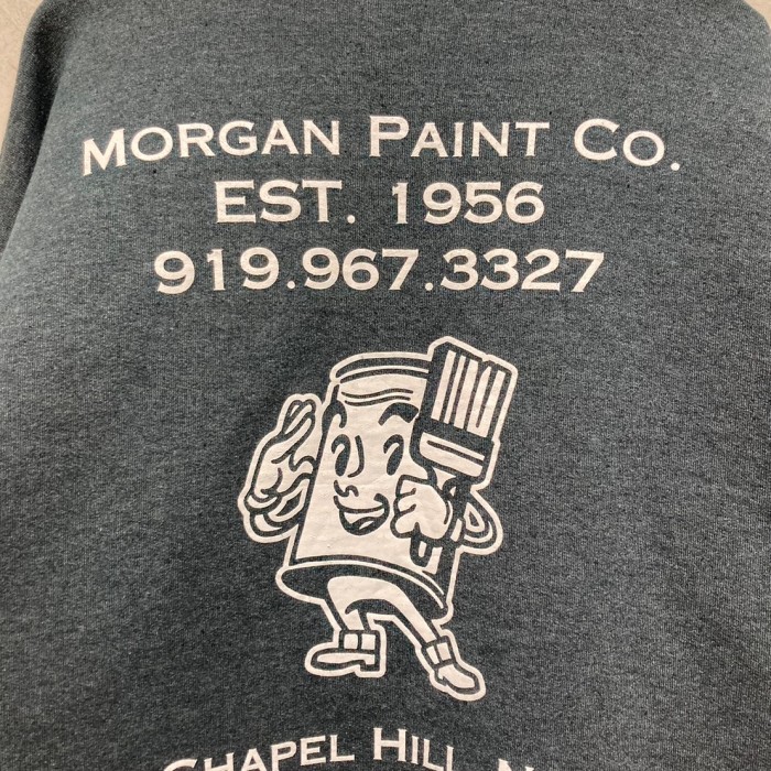 “MORGAN PAINT CO.” Print Sweat Shirt | Vintage.City 빈티지숍, 빈티지 코디 정보