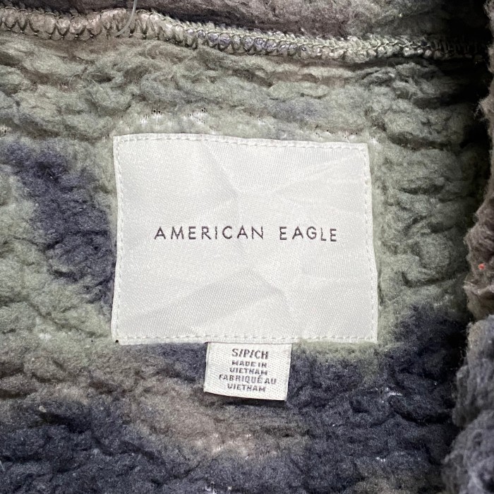 AMERICAN EAGLE    フリースジャケット　S   ハーフジップ　迷 | Vintage.City 빈티지숍, 빈티지 코디 정보