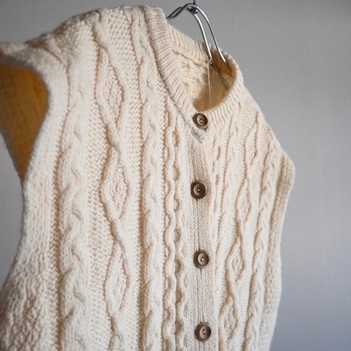 fisherman knit vest | Vintage.City 빈티지숍, 빈티지 코디 정보