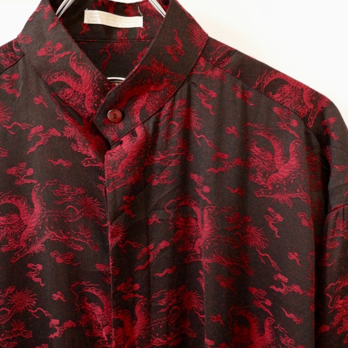 dragon woven pattern shirt | Vintage.City 古着屋、古着コーデ情報を発信