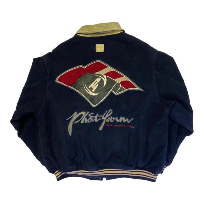 90s wool stadium jacket | Vintage.City