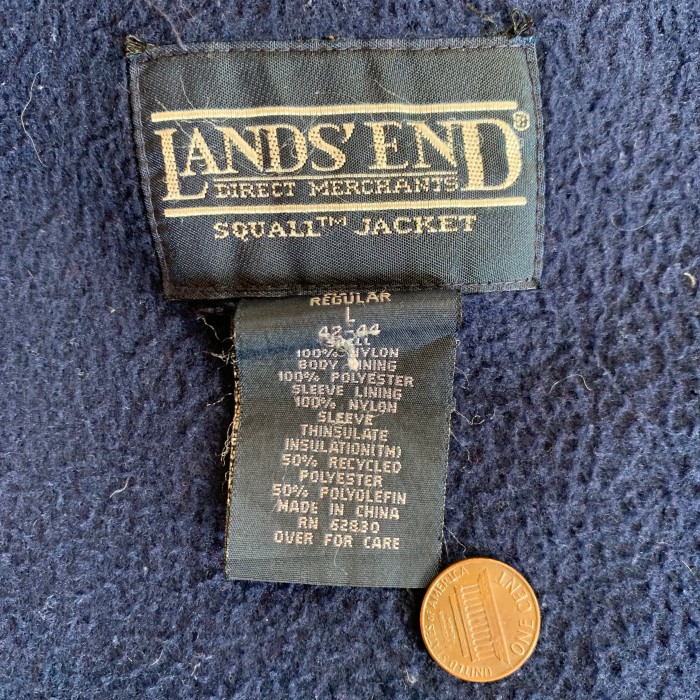 90s lands' end usps logo squall jacket | Vintage.City 古着屋、古着コーデ情報を発信