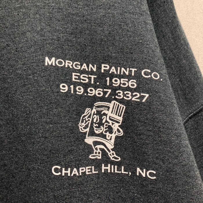 “MORGAN PAINT CO.” Print Sweat Shirt | Vintage.City 古着屋、古着コーデ情報を発信