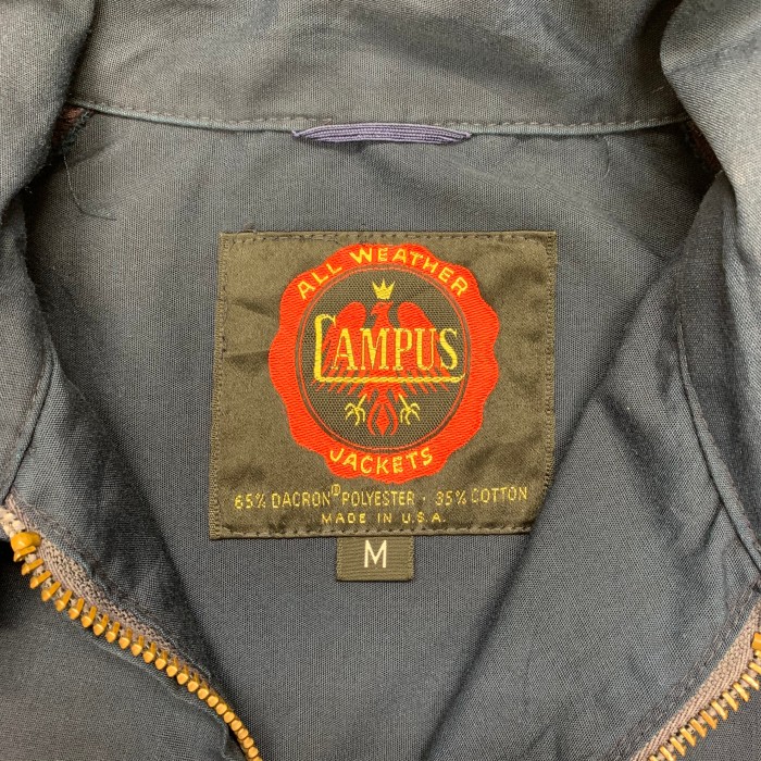 70'S CAMPUS ドリズラージャケット TALONジップ USA製 | Vintage.City 古着屋、古着コーデ情報を発信