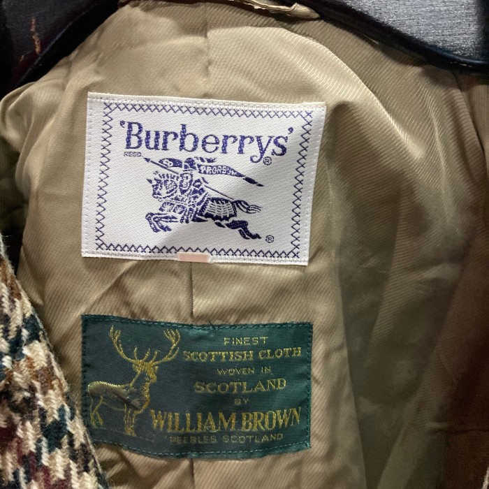 90’s BURBERRYS ウール100%チェックセットアップ15BR | Vintage.City 古着屋、古着コーデ情報を発信