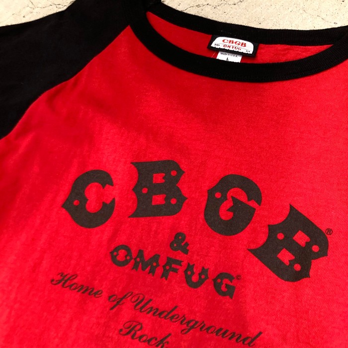 "CBGB" ラグランTシャツ | Vintage.City 古着屋、古着コーデ情報を発信