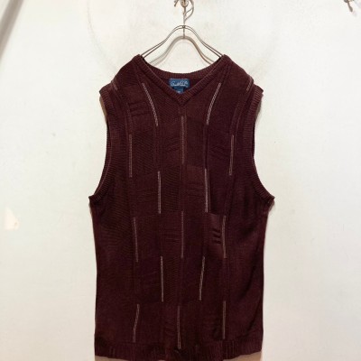 “Arnold Palmer” Acrylic Knit Vest | Vintage.City ヴィンテージ 古着