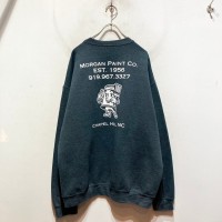 “MORGAN PAINT CO.” Print Sweat Shirt | Vintage.City ヴィンテージ 古着