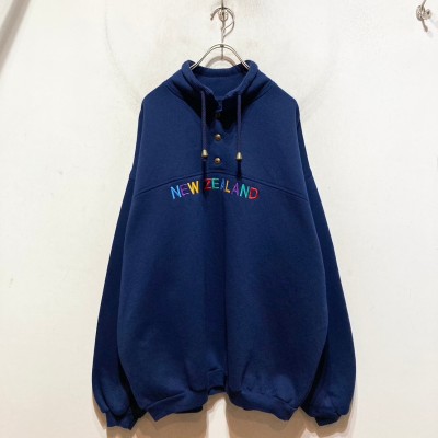 “NEW ZEALAND” Embroidery Sweat Shirt | Vintage.City ヴィンテージ 古着