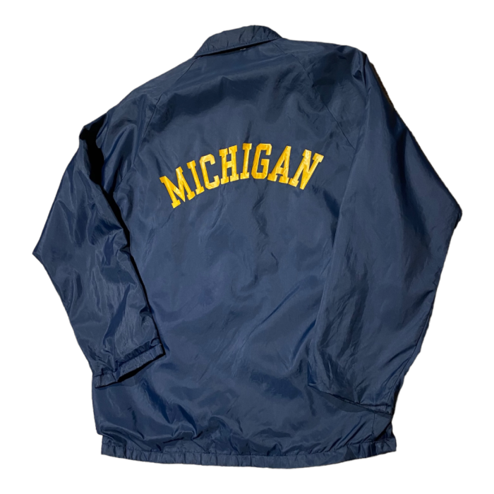 90s Michigan coach jacket | Vintage.City Vintage Shops, Vintage Fashion Trends