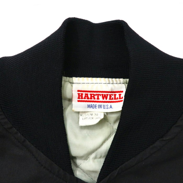 HARTWELL スタジャン M ブラック ポリエステル USA製 90s | Vintage.City 古着屋、古着コーデ情報を発信