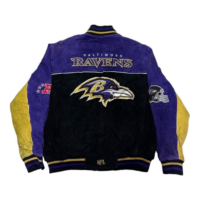 90s NFL all leather stadium jacket | Vintage.City Vintage Shops, Vintage Fashion Trends
