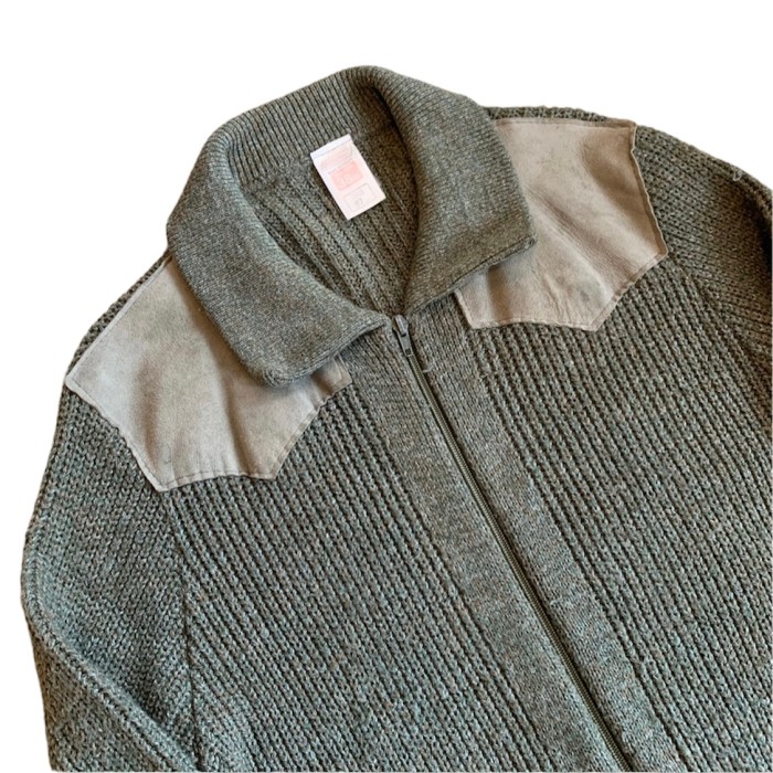 70-80s switching zip up knit jacket | Vintage.City Vintage Shops, Vintage Fashion Trends