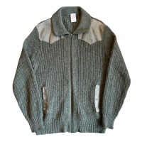 70-80s switching zip up knit jacket | Vintage.City 古着屋、古着コーデ情報を発信
