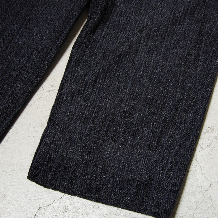 Wide Wale Velor Tuck Trousers | Vintage.City 古着屋、古着コーデ情報を発信