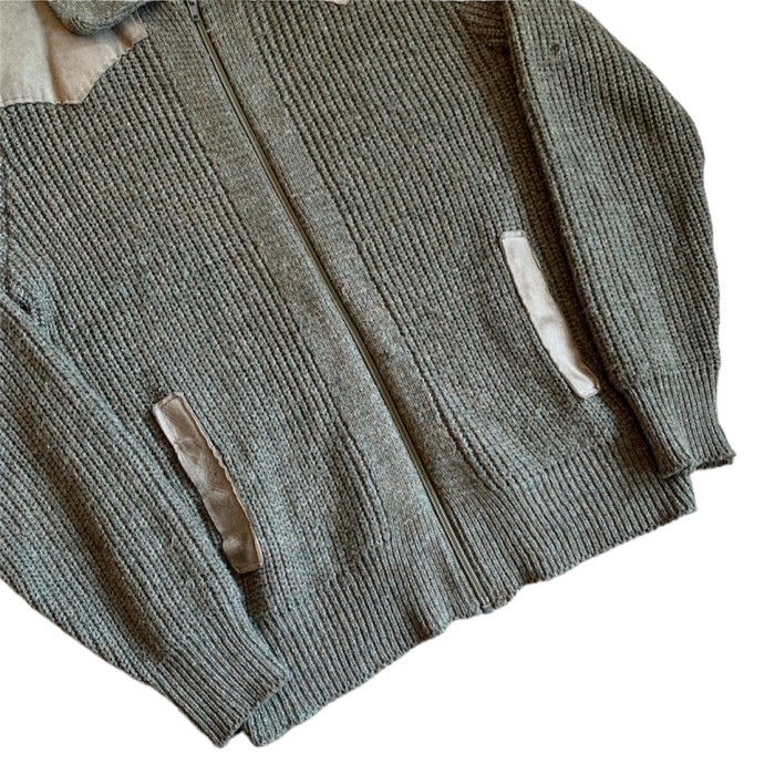 70-80s switching zip up knit jacket | Vintage.City 빈티지숍, 빈티지 코디 정보