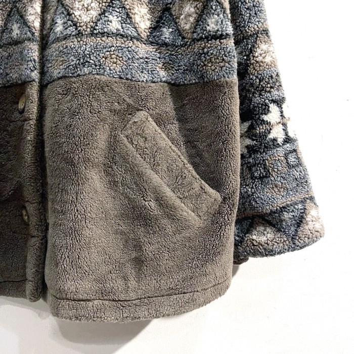 1990's SOPHISTICATED fleece over jacket | Vintage.City 빈티지숍, 빈티지 코디 정보