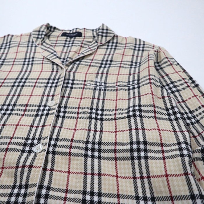 BURBERRY ノバチェック オープンカラーシャツ パジャマシャツ 日本製 | Vintage.City 古着屋、古着コーデ情報を発信