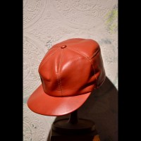 us 1960's red leather cap | Vintage.City ヴィンテージ 古着