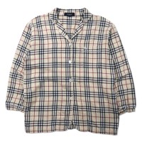 BURBERRY ノバチェック オープンカラーシャツ パジャマシャツ 日本製 | Vintage.City ヴィンテージ 古着