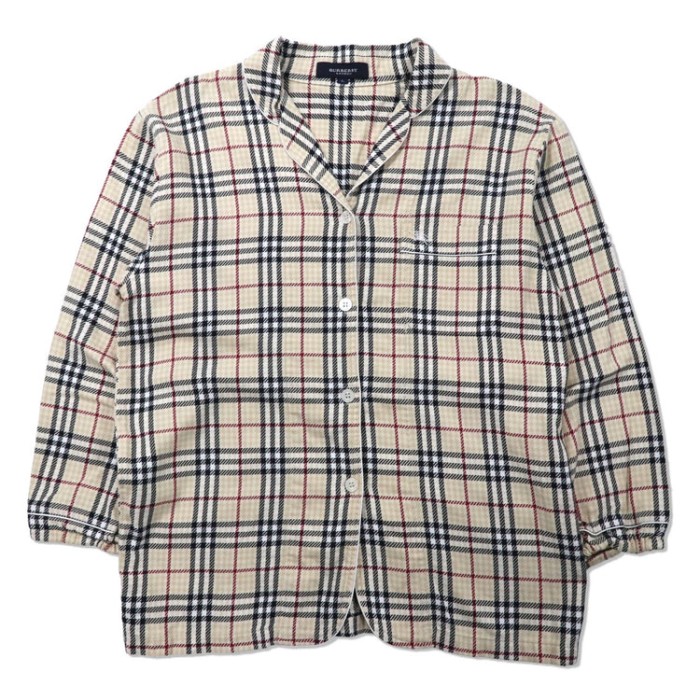 BURBERRY ノバチェック オープンカラーシャツ パジャマシャツ 日本製 | Vintage.City 古着屋、古着コーデ情報を発信
