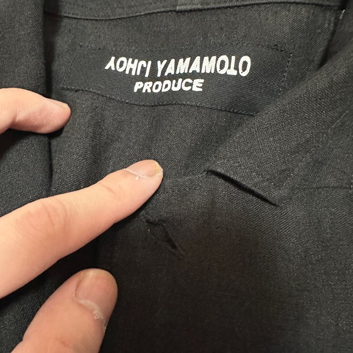 【yohji yamamoto】LINEN SHIRTSJACKET | Vintage.City 古着屋、古着コーデ情報を発信