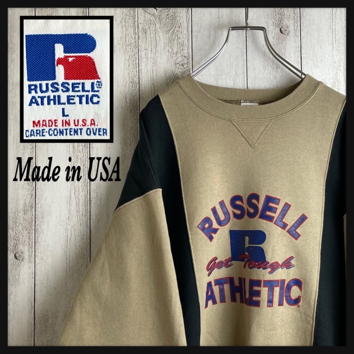RUSSEL   90s usa製  オーバーサイズ ロゴプリント スウェット | Vintage.City 빈티지숍, 빈티지 코디 정보