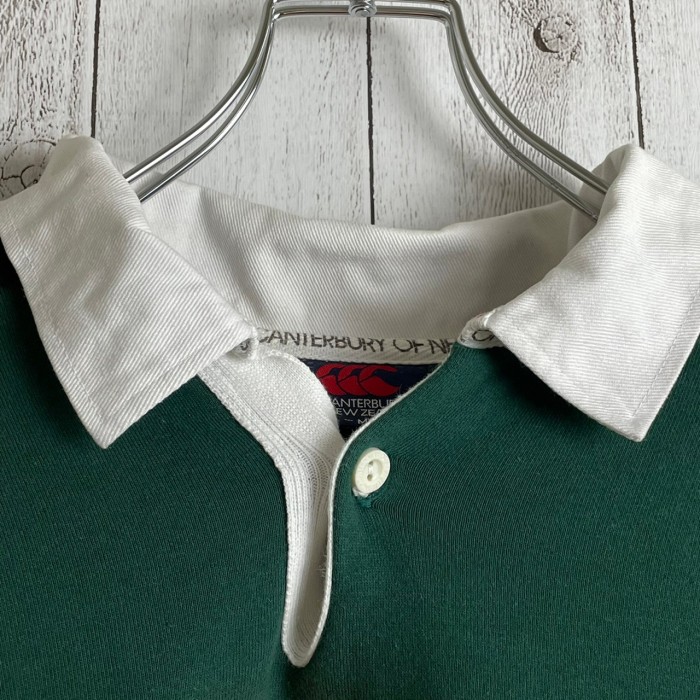 Canterbury マルチカラー エルボー ショルダーパッチ  ラガーシャツ | Vintage.City 古着屋、古着コーデ情報を発信