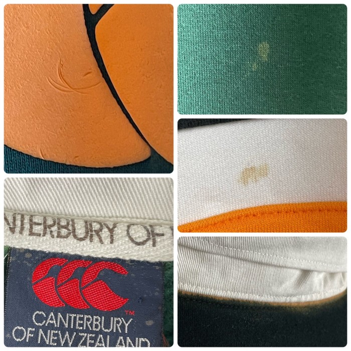 Canterbury マルチカラー エルボー ショルダーパッチ  ラガーシャツ | Vintage.City 古着屋、古着コーデ情報を発信