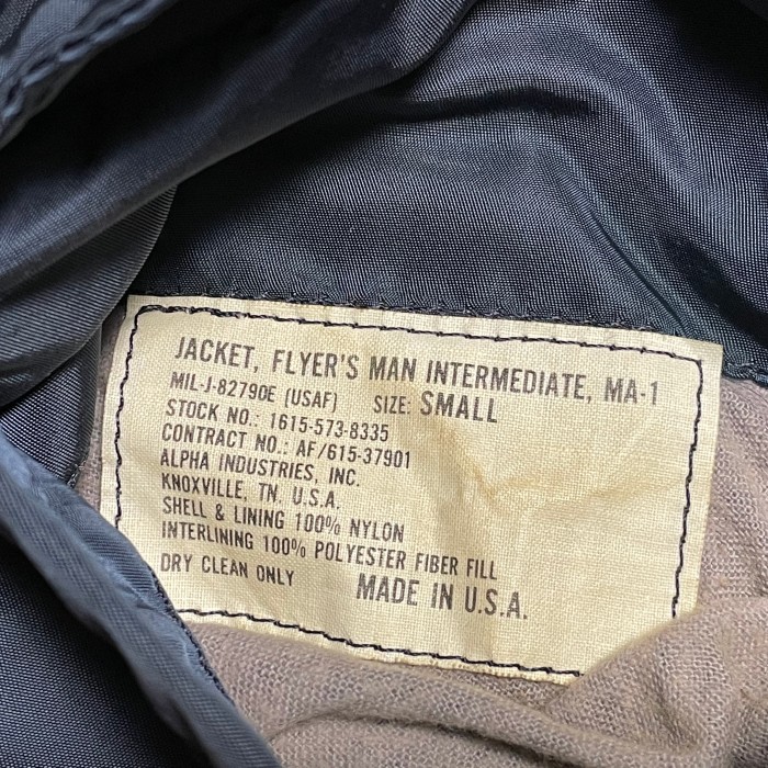 米国製 ALPHA INDUSTRIES MA-1ジャケット ネイビー Sサイズ | Vintage.City 古着屋、古着コーデ情報を発信