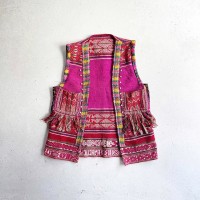 Vintage Ethnic Embroidery Vest | Vintage.City 古着屋、古着コーデ情報を発信