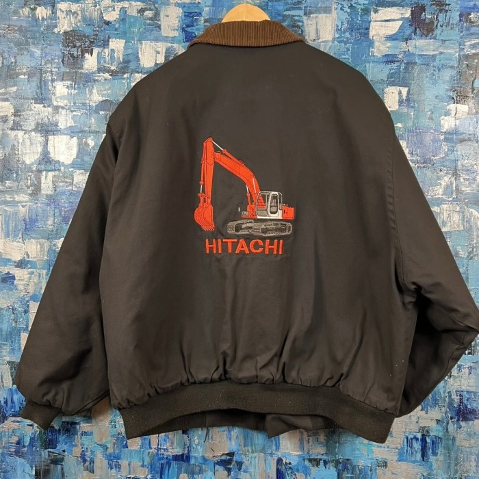 デトロイトジャケット 企業刺繍 2XL 日立 HITACHI | Vintage.City 古着屋、古着コーデ情報を発信