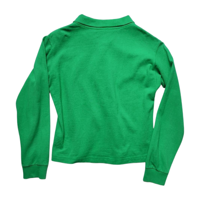 Lacoste Polo Tee Long Sleeve Green | Vintage.City 古着屋、古着コーデ情報を発信