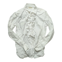 Saint Laurent Paris Frill Dress Shirt | Vintage.City 古着屋、古着コーデ情報を発信