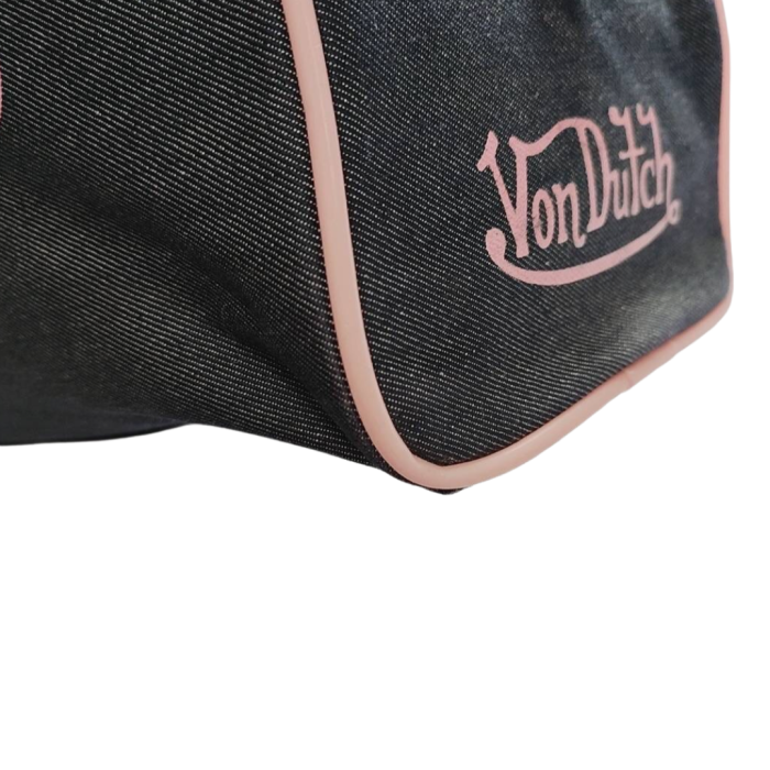 Von Dutch Boston Bag Denim Pink | Vintage.City 古着屋、古着コーデ情報を発信