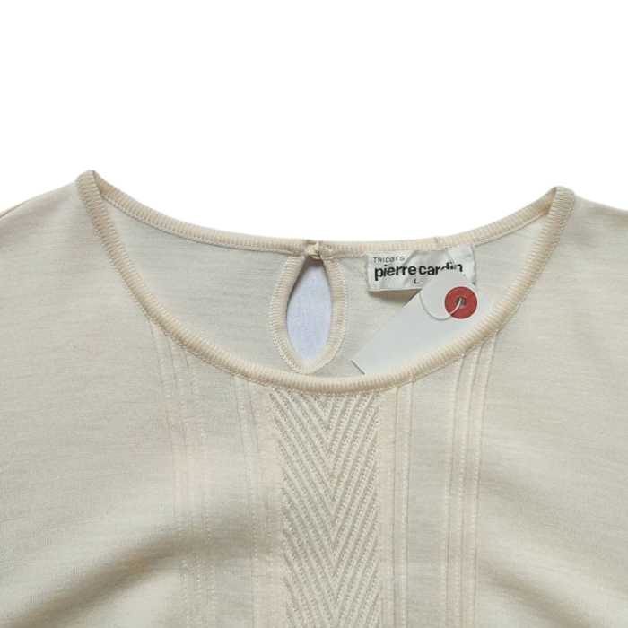 Pierre Cardin Light Sweater White | Vintage.City 빈티지숍, 빈티지 코디 정보