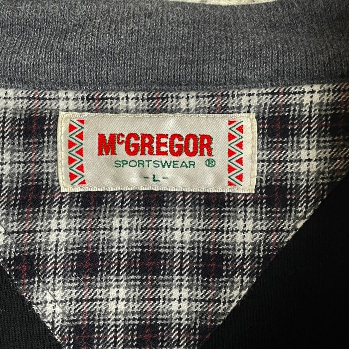 McGREGOR   ワンポイント刺繍 ハーフジップアップ スウェット | Vintage.City 古着屋、古着コーデ情報を発信