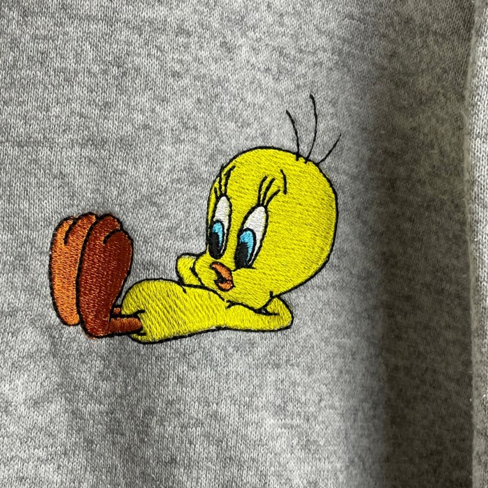 90s Looney Tunes スウェット TWEETY 刺繍 ワーナー