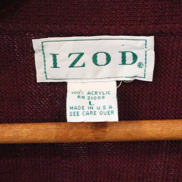 IZOD CARDIGAN made in USA | Vintage.City 古着屋、古着コーデ情報を発信
