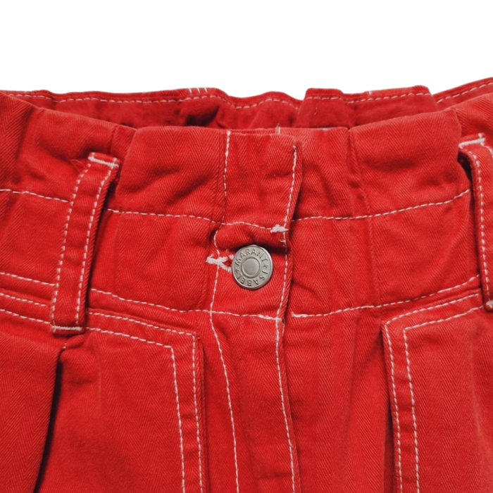 Isabel Marant Etoile Denim Skirt Red | Vintage.City Vintage Shops, Vintage Fashion Trends