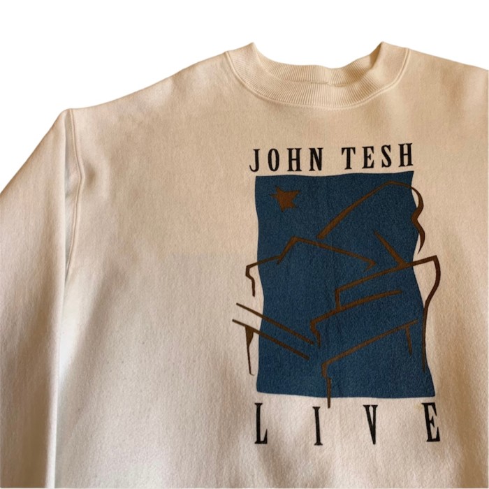 90s lee john tesh live print sweat | Vintage.City 빈티지숍, 빈티지 코디 정보