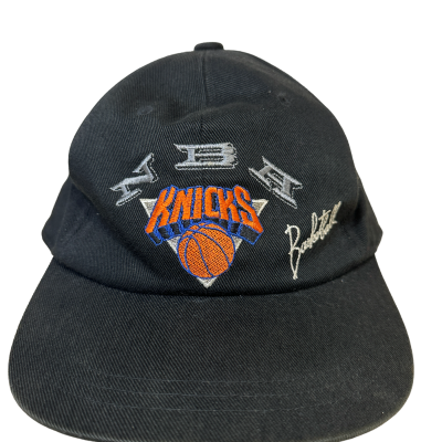 90s ヴィンテージ NBA Knicks キャップ バスケットボール 黒 刺繍 | Vintage.City 古着屋、古着コーデ情報を発信