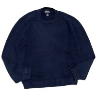 90s " lands'end " cotton knit | Vintage.City 古着屋、古着コーデ情報を発信