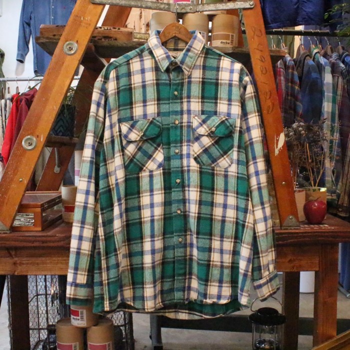 90's FIVEBROTHER flannel shirt USA | Vintage.City 빈티지숍, 빈티지 코디 정보