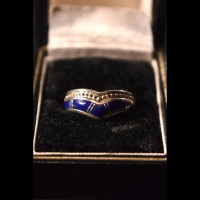 Vintage silver × lapis lazuli ring | Vintage.City 古着屋、古着コーデ情報を発信